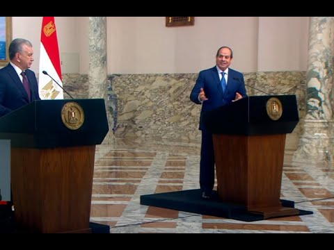 President El-Sisi Holds Joint Press Conference with Uzbek President lyteCache.php?origThumbUrl=https%3A%2F%2Fi.ytimg.com%2Fvi%2F9VbLEXfhYso%2F0