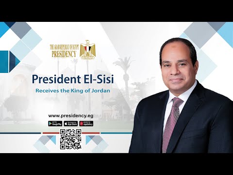 President El-Sisi Receives the King of Jordan