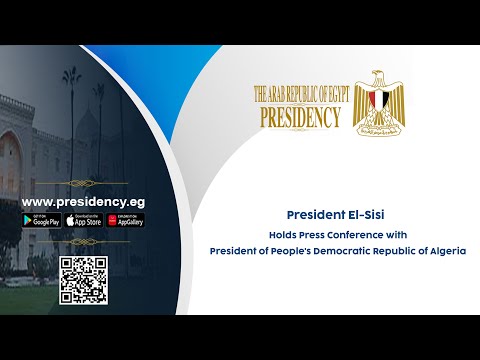 President El-Sisi Holds Press Conference with President of People's Democratic Republic of Algeria lyteCache.php?origThumbUrl=https%3A%2F%2Fi.ytimg.com%2Fvi%2FEo4XQ2FJqLU%2F0