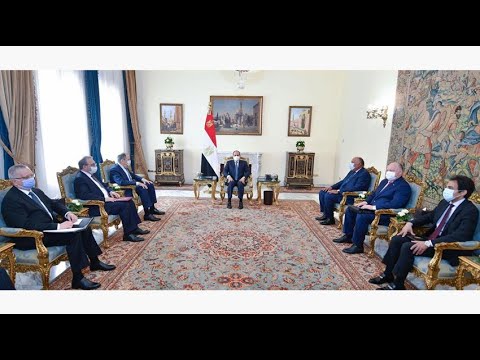 الرئيس عبد الفتاح السيسي يستقبل وزير الخارجية الروسي