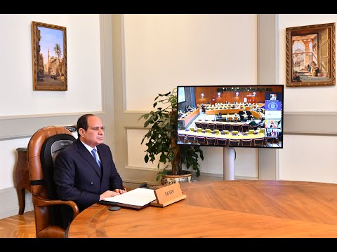 الرئيس عبد الفتاح السيسي يشارك في اجتماع رؤساء الدول والحكومات حول المناخ عبر الفيديو كونفرانس lyteCache.php?origThumbUrl=https%3A%2F%2Fi.ytimg.com%2Fvi%2FaZWwELEvW40%2F0