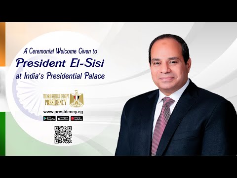 President El-Sisi Given a Ceremonial Welcome at India's Presidential Palace lyteCache.php?origThumbUrl=https%3A%2F%2Fi.ytimg.com%2Fvi%2FbUBGOprSfMo%2F0