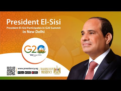 President El-Sisi Participates in G20 Summit in New Delhi