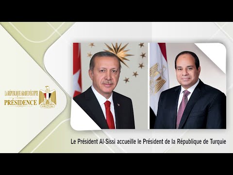 Le Président Al-Sissi accueille le Président de la République de Turquie