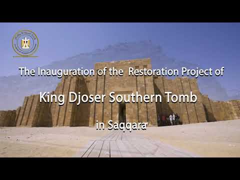 The Inauguration of the Restoration Project of King Djoser Southern Tomb in Saqqara lyteCache.php?origThumbUrl=https%3A%2F%2Fi.ytimg.com%2Fvi%2FjWjWEH vuLY%2F0