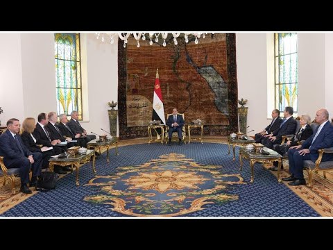 الرئيس عبد الفتاح السيسي يستقبل أمين مجلس الأمن لروسيا الاتحادية