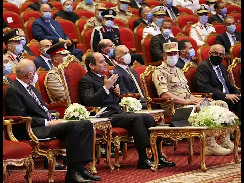 الرئيس عبد الفتاح السيسي يحضر الندوة التثقيفية ال٣٢ للقوات المسلحة "اكتوبر ٧٣ رمزالبقاء والنماء"