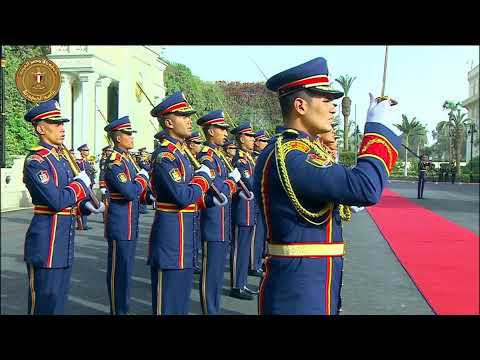 President El-Sisi Receives the President of the Republic of Cyprus at Al-Ittihadiya Palace