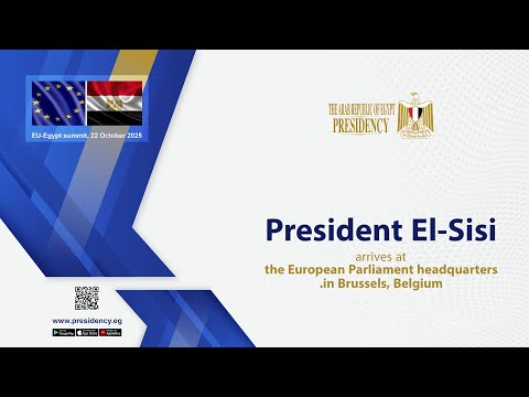 President El-Sisi arrives at the European Parliament headquarters in Brussels, Belgium. lyteCache.php?origThumbUrl=https%3A%2F%2Fi.ytimg.com%2Fvi%2Fvn7Opcmr2Ig%2F0