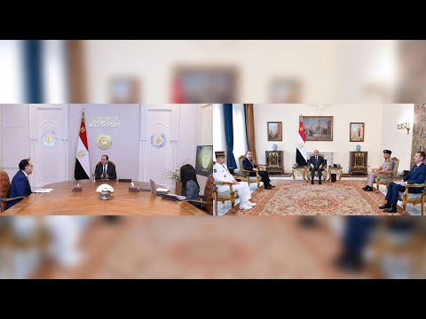 السيد الرئيس يستقبل وزير القوات المسلحة الفرنسي ويجتمع برئيس مجلس الوزراء ووزيرة التعاون الدولي