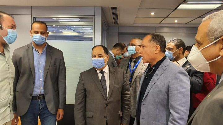 وزير المالية الدكتور في جولته اليوم بالمراكز اللوجيستية في مصر الجديدة وميناء القاهرة 34276