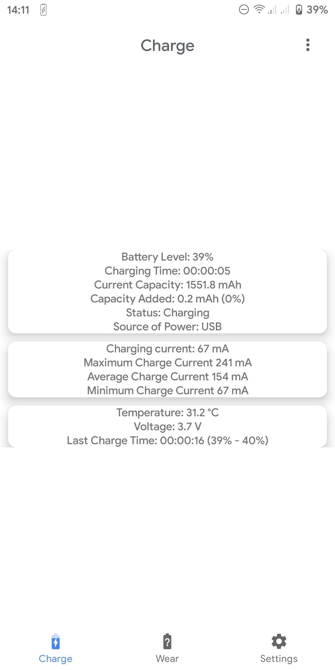 Capacity Info تطبيق جديد لمراقبة أداة البطارية وتآكلها Capacity Info2