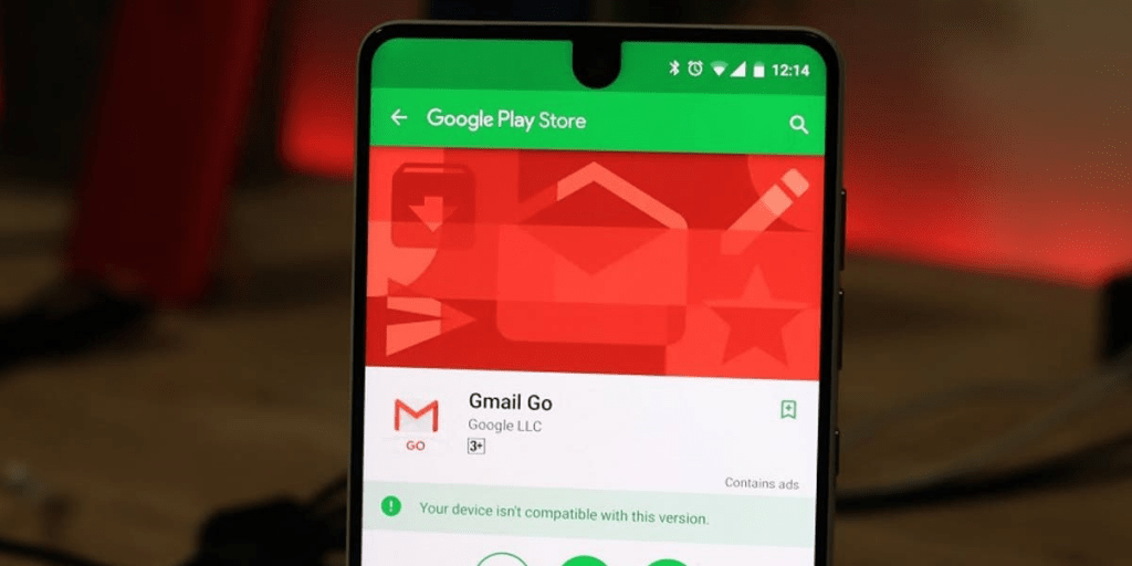 مرة أخرى جوجل تقيد تطبيقها Gmail Go لغير الهواتف الضعيفة Gmail Go