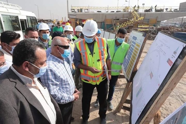 وزير النقل جولة تفقدية لمتابعة معدلات تنفيذ أعمال التطوير ومضاعفة القدرة الاستيعابية للطريق الدائري 24408
