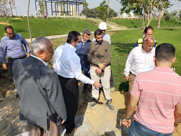 نائب وزير الإسكان يتفقد الموقف التنفيذى لمشروعى تطوير بحيرة عين الصيرة ومنطقة سور مجرى العيون تفقد 60139