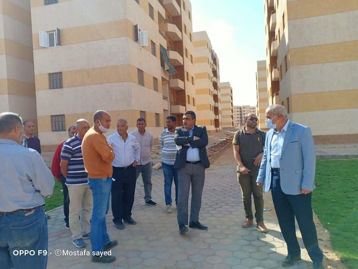 مساعد نائب رئيس هيئة المجتمعات العمرانية يتفقد مشروعات موقع ١١٨٥ عمارة إسكان اجتماعى بحدائق أكتوبر قام 75129 1