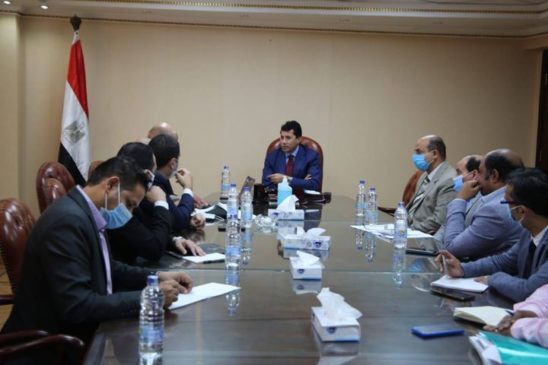 وزير الرياضة يجتمع باللجنة المنظمة لمونديال اليد مصر 2021 80733