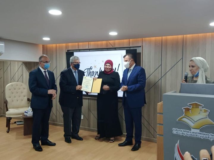 التعليم العالي تنظم الحفل الختامي لخريجي مسئولي التدويل بالجامعات المصرية نظمت وزارة التعليم العالي 81848