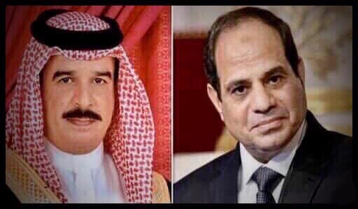 السيد الرئيس عبد الفتاح السيسي يتصل هاتفياً بعد ظهر اليوم بأخيه صاحب السمو الملكي حمد بن عيسي آل خليفة ملك البحرين 89679
