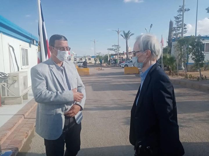 السفير الياباني بالقاهرة يقوم بزيارة ميدانية إلى مدينة العلمين الجديدة ماساكى نوكى يشارك مسئولى المدينة 96305 1