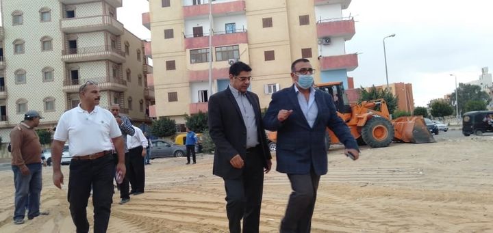 القائم بأعمال رئيس جهاز النوبارية الجديدة يتفقد مشروعات المرافق والزراعة 98022