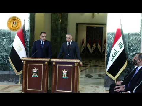 مؤتمر صحفى مشترك لرئيس الوزراء المصرى والعراقى 1 hqdefault 6