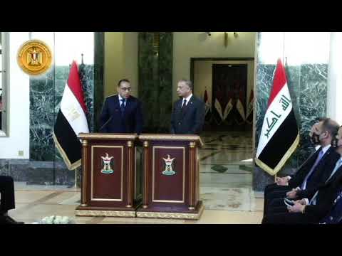 مؤتمر صحفى مشترك لرئيس الوزراء المصرى والعراقى2 hqdefault 7
