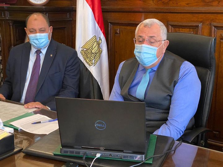 وزير الزراعة يجتمع بمديريات الطب البيطري والزراعة لمتابعة تنفيذ تكليفات القيادة السياسية 34799