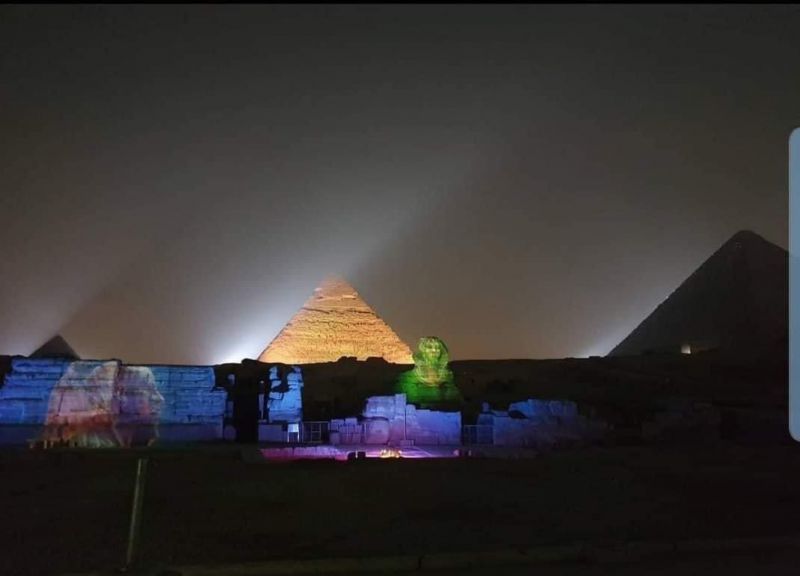 عرض الصوت والضوء من الأهرامات .. قمة الابداع والجمال .. صور light sound pyramids 6 1