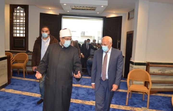 وزير الأوقاف ومحافظ بورسعيد يتفقدان مسجد عمر بن عبد العزيز بمحافظة بورسعيد بعد رفع كفاءته 83244