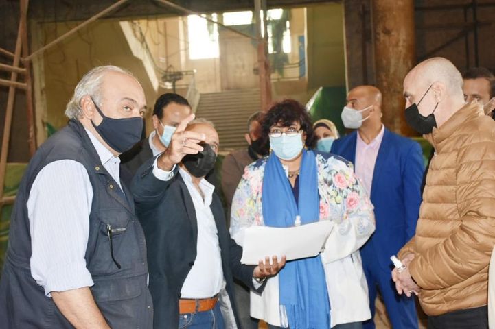 بعد غلق وتوقف استمر لاكثر من ٣٢ عاما : وزيرة الثقافة تتابع تنفيذ أعمال تطوير متحف الجزيرة للفنون 89288