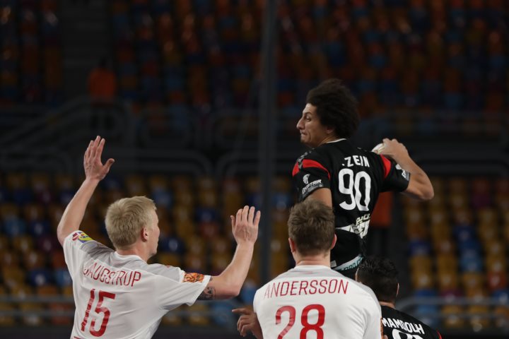 ۱٥ صورة من مباراة مصر والدنمارك في ربع نهائي بطولة العالم لكرة اليد مصر ۲۰۲۰ Egypt Denmark Handball 2021 13