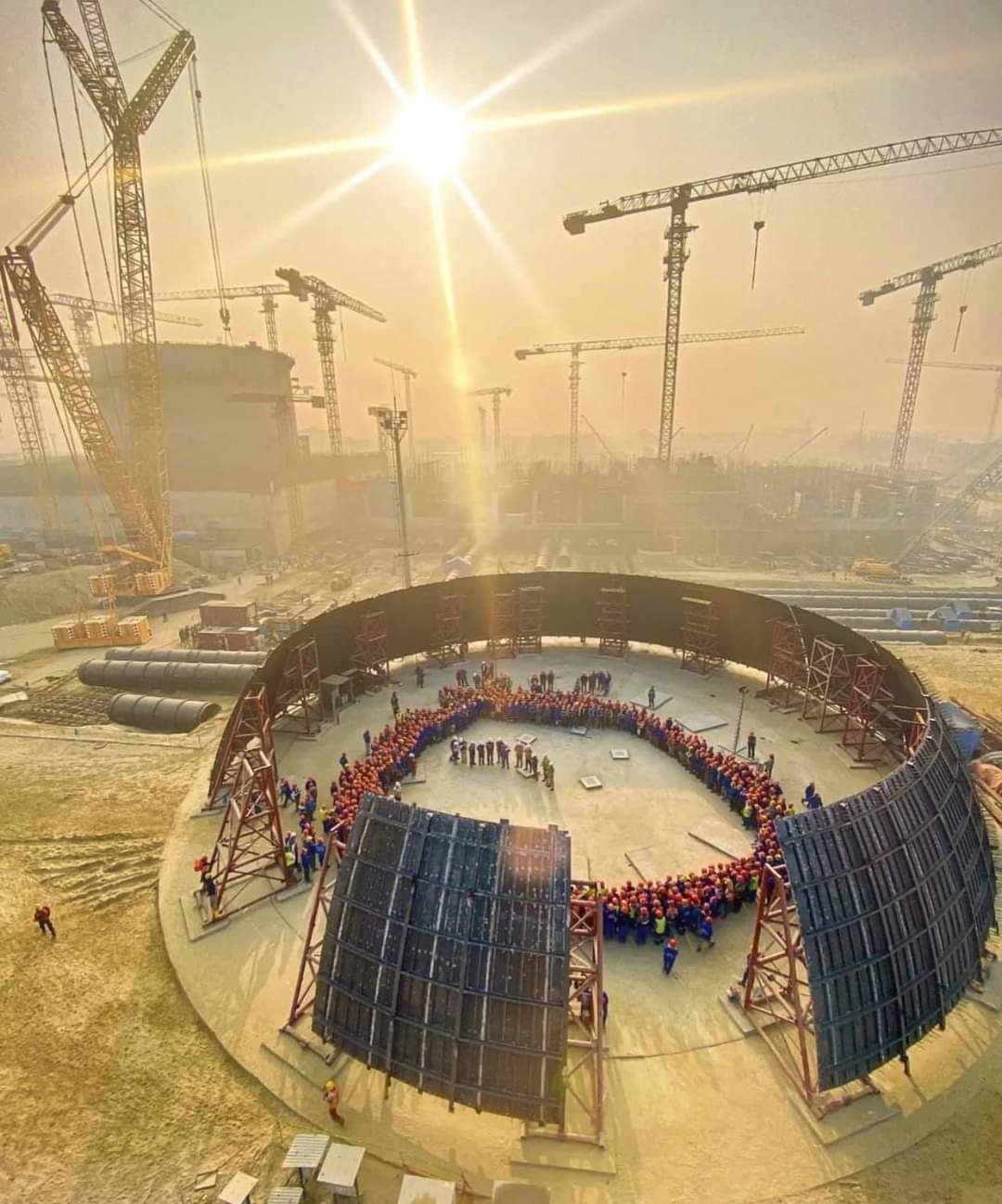 صور رائعة من أعمال إنشاء محطة الضبعة النووية في مصر El Dabaa nuclear reactor2