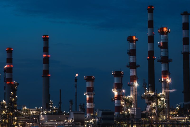 The Oil Refinery Factory.