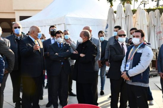 وزير الرياضة يحضر منافسات اليوم الأول من بطولة كأس العالم للرماية شهد الدكتور أشرف صبحي وزير الشباب 40100