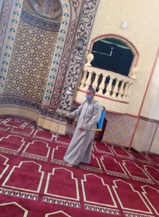 بالصور : الأوقاف تواصل حملتها لنظافة وتعقيم المساجد في جميع المديريات وتؤكد : نظافة المساجد وتطهيرها للحد 49977