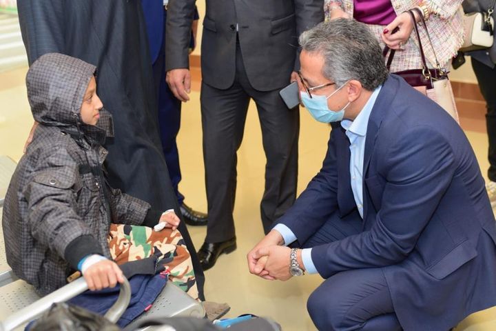 وزيرا السياحة والآثار والطيران المدنى يشاركان فى افتتاح "مستشفى شفا الأورمان لعلاج سرطان الأطفال" 80179