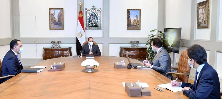 السيد الرئيس يطمئن على اجراءات استئناف الفصل الدراسي الجامعي الثاني وانتظام عملية الامتحانات على مستوى 80822