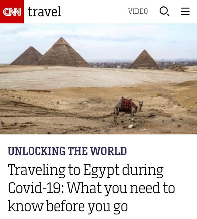 موقع CNN Travel يختار مصر كأحد الوجهات السياحية التي يمكن السفر إليها أثناء أزمة جائحة فيروس كورونا المستجد 95427