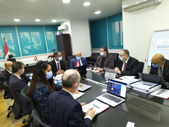 مسئولو الإسكان يتابعون موقف مشروع الصرف الصحي المتكامل لمنطقة حلوان وجنوب القاهرة ومشروع معالجة الحمأة 11312