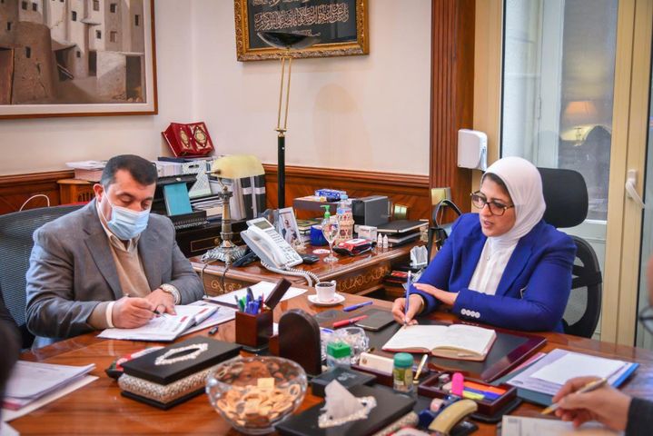 في إطار متابعة خطة عمل المشروع القومي لتطوير قرى الريف المصري 21322