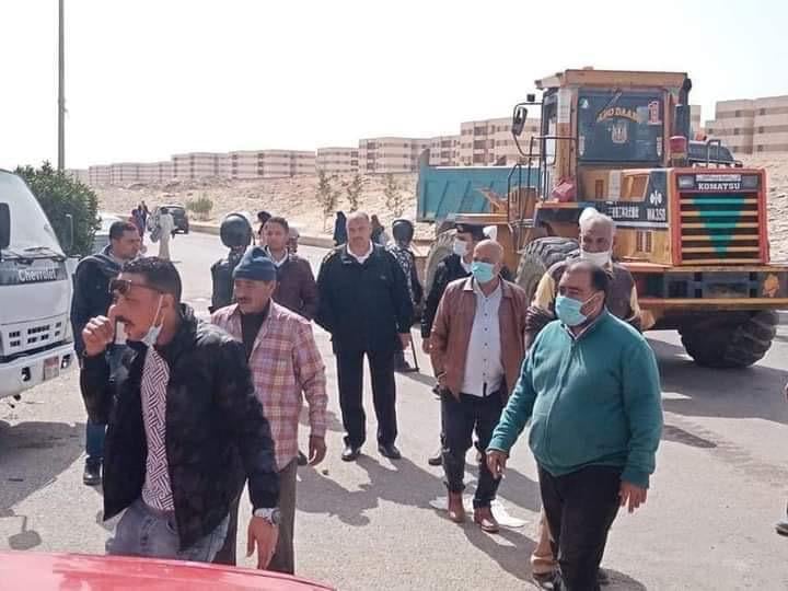 جهاز مدينة حدائق أكتوبر ينفذ حملة مكبرة لإزالة الإشغالات والتعديات بمنطقة إسكان دهشور صرح المهندس محمد 30829