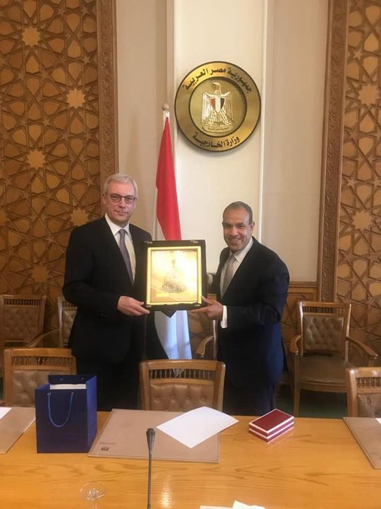 مصر وروسيا تعقدان جلسة مشاورات سياسية حول الموضوعات الأوروبية  أجرى السفير د 33125