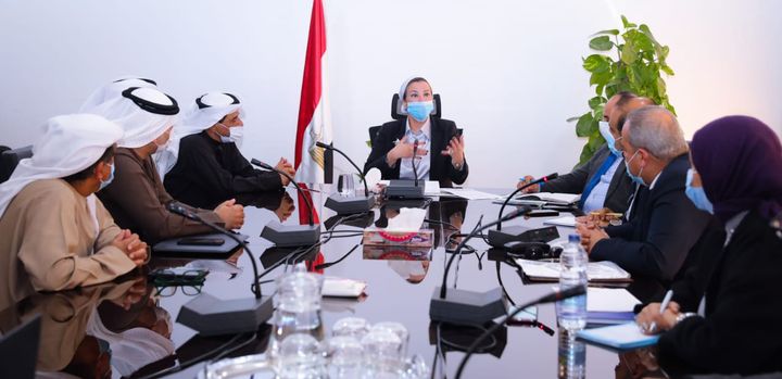 وزيرة البيئة تبحث مع شركة بيئة الإماراتية آليات تنفيذ منظومة إدارة المخلفات بالعاصمة الإدارية الجديدة د 34369