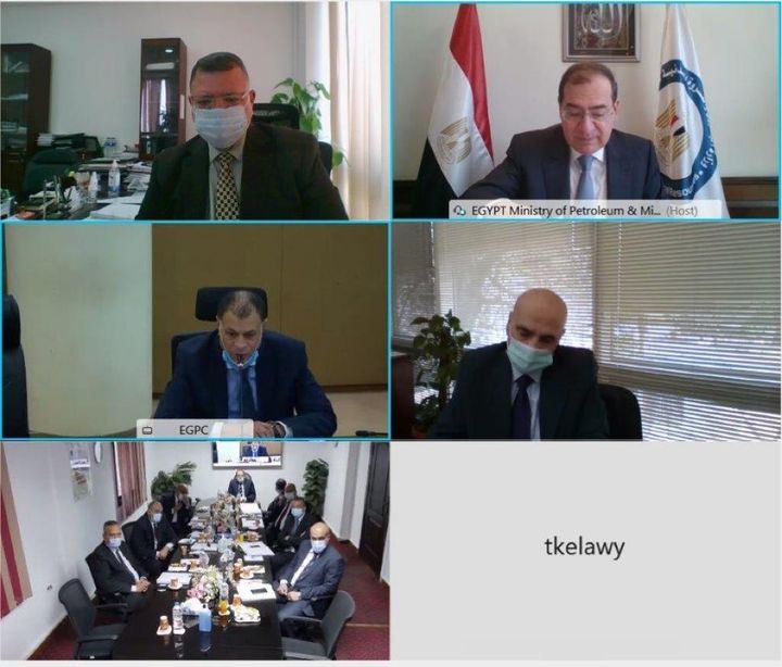 اعتماد نتائج اعمال شركة بتروسيف لعام 2020 رأس المهندس طارق الملا وزير البترول والثروة المعدنية عبر 44183