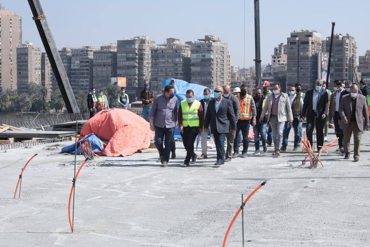 في إطار توجيهات القيادة السياسية بالتطوير الشامل للطريق الدائري حول القاهرة الكبرى وزير النقل يتايع تقدم 55392