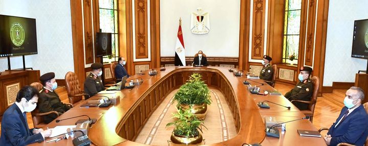 السيد الرئيس يتابع الموقف الإنشائي والهندسي لعدد من مشروعات الهيئة الهندسية على مستوى الجمهورية، وفي 80732