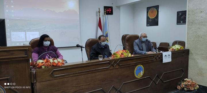 القومي للبحوث الفلكية والجيوفيزيقية ينظم ورشة عمل عن رصد الأقمار الصناعية والحطام الفضائي تحت رعاية د 89378