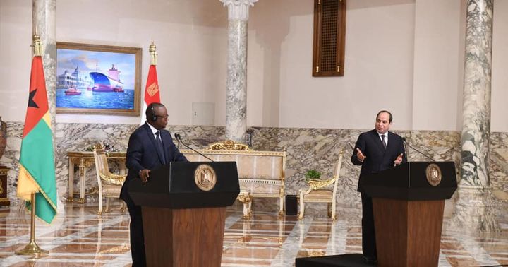 كلمة السيد الرئيس عبد الفتاح السيسي خلال المؤتمر الصحفي المشترك مع الرئيس عمر إمبالو رئيس جمهورية غينيا 97306
