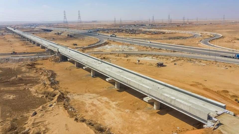 أعمال تنفيذ كوبرى السويس بمشروع القطار الكهربائي LRT(السلام/ العاصمة الإدارية الجديدة/ العاشر من رمضان) EvlDPFOXcAUz8OF